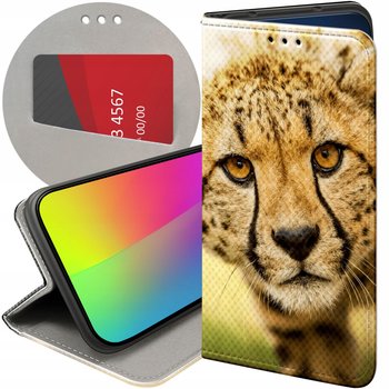 Etui Z Klapką Do Xiaomi Redmi 10 Wzory Gepard Cętki Panterka Futerał Case - Hello Case