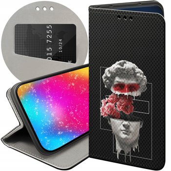 ETUI Z KLAPKĄ DO XIAOMI REDMI 10 WZORY KLASYKA CLASSIC RZEŹBA FUTERAŁ CASE - Hello Case