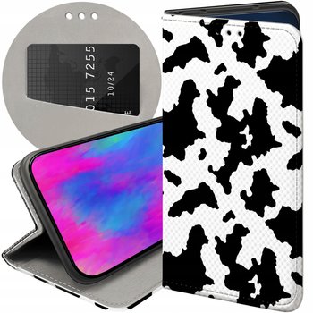 ETUI Z KLAPKĄ DO XIAOMI REDMI 10 WZORY KROWA ŁATY PLAMKI FUTERAŁ POKROWIEC - Hello Case