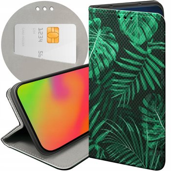ETUI Z KLAPKĄ DO XIAOMI REDMI 10 WZORY LIŚCIE LIŚCIASTE NATURA FUTERAŁ CASE - Hello Case