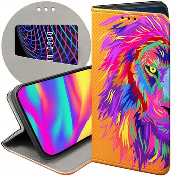 ETUI Z KLAPKĄ DO XIAOMI REDMI 10 WZORY NEONOWE NEON JASKRAWE FUTERAŁ CASE - Hello Case