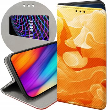 ETUI Z KLAPKĄ DO XIAOMI REDMI 10 WZORY POMARAŃCZOWE POMARAŃCZE ORANGE CASE - Hello Case