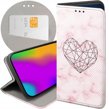 ETUI Z KLAPKĄ DO XIAOMI REDMI 10 WZORY SERCE SERDUSZKA MIŁOŚĆ FUTERAŁ CASE - Hello Case