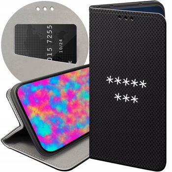 Etui Z Klapką Do Xiaomi Redmi 13 4G Wzory Z Napisami Napisy Teksty Futerał - Hello Case