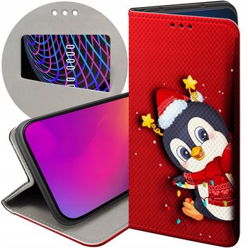Etui Z Klapką Do Xiaomi Redmi 5 Plus Wzory Święta Christmas Mikołaj Futerał - Hello Case