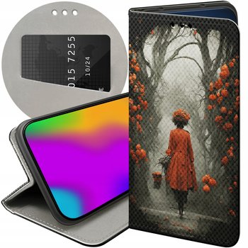 Etui Z Klapką Do Xiaomi Redmi Note 13 5G Wzory Jesień Liście Autumn Case - Hello Case