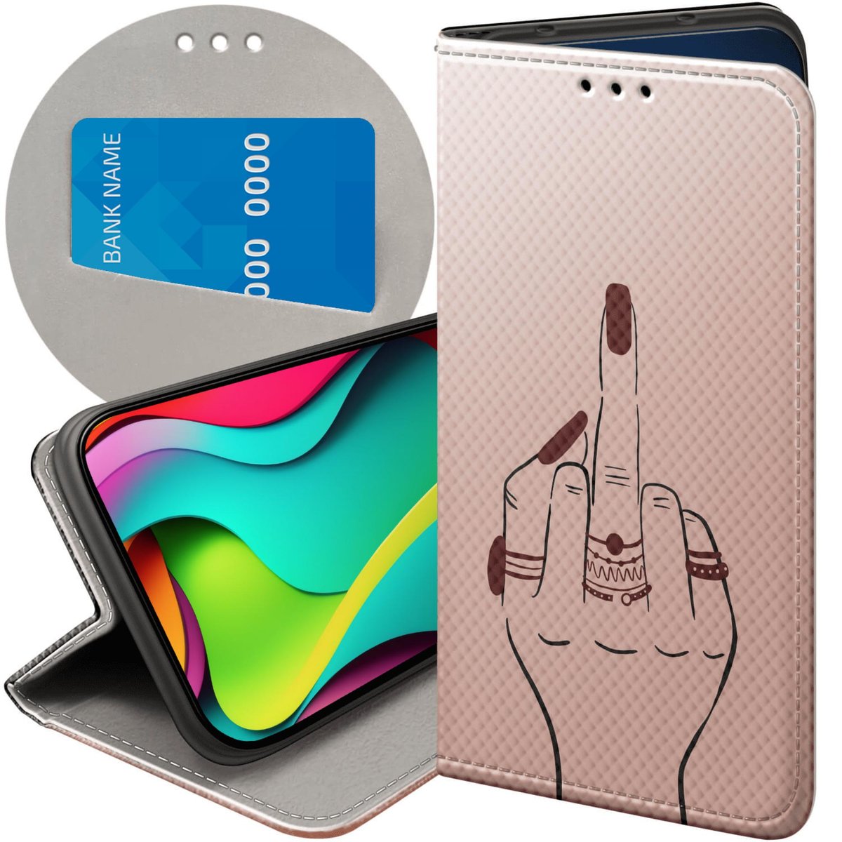 Etui Z Klapką Do Xiaomi Redmi Note 4 Note 4x Wzory Fuck You Fuck Off Case Xiaomi Sklep