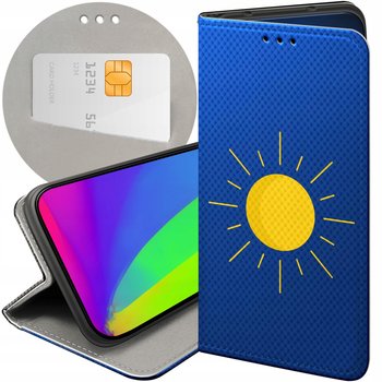 ETUI Z KLAPKĄ DO XIAOMI REDMI NOTE 8 PRO WZORY SŁOŃCE PLANETY SUN FUTERAŁ - Hello Case