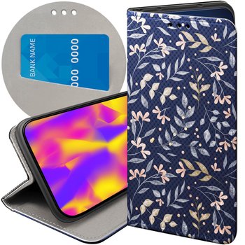 ETUI Z KLAPKĄ DO ZTE AXON 7 MINI WZORY FLORAL BOTANIKA BUKIETY FUTERAŁ CASE - Hello Case