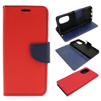 Etui Z Klapką Fancy Diary Do Telefonu Motorola Moto G51 5G Czerwone - Inny producent