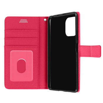 Etui z klapką-portfelem, etui slim Xiaomi Mi 11 Lite, silikonowe – różowe - Avizar