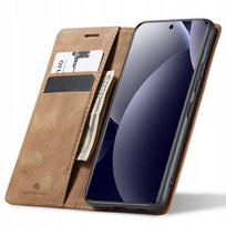 Etui z klapką SPACECASE Wallet do Redmi Note 15 Pro+ 5G Brązowy Spacecase
