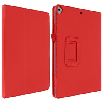 Etui z klapką stojącą do Apple iPad 2019 10.2 Ultracienkie etui ochronne – czerwone - Avizar