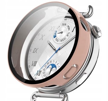 Etui z osłoną ekranu do Huawei Watch GT6 41 mm, case, plecki, Różowe - Shenzhen Skyworth Digital Technology