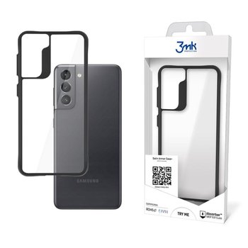 Etui z satynową ramką na Samsung Galaxy S21 5G  - 3mk Satin Armor Case+ - 3MK
