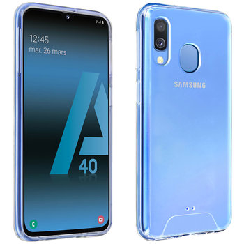 Etui z serii Cristal, hybrydowe etui tylne do Samsunga Galaxy A40 – Ultra przezroczyste - Avizar