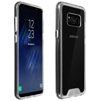 Etui z serii Cristal, hybrydowe etui tylne do Samsunga Galaxy S8 – Ultra przezroczyste - Avizar