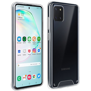 Etui z serii Cristal, hybrydowe etui tylne Samsung Galaxy Note 10 Lite – Ultra przejrzyste - Avizar