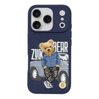 Etui ZuckBear SF Fortune, Bay Area Player z haftem - iPhone 17 Pro, Navy Inna marka