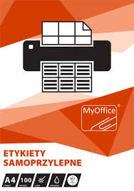 Zdjęcia - Naklejki i kartki My Office Etykiety A4 Myoffice 105 X 37 Mm  (100)