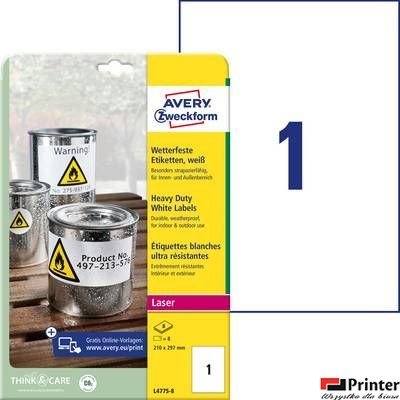 Avery L7168 - 100 Parcella Etichette Per Stampante Laser, 199,6 X 143,5 - 6