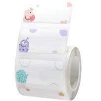 Etykiety naklejki do drukarka Niimbot B1 B21 B3S B31 monster stworek 40x20