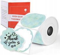 Etykiety samoprzylepne do Phomemo M110 M120 M200 M220 M221 Chmurki 50x50