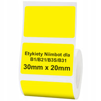 Etykiety samoprzylepne naklejki termiczne do Niimbot B21 B1 B3S B31 30x20