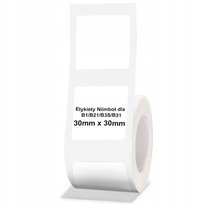 Etykiety samoprzylepne naklejki termiczne Niimbot B1 B21 B3S B31 30x30