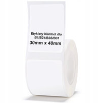 Etykiety samoprzylepne naklejki termiczne Niimbot B1 B21 B3S B31 30x40