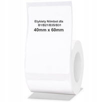 Etykiety samoprzylepne naklejki termiczne Niimbot B1 B21 B3S B31 40x60