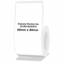 Etykiety samoprzylepne naklejki termiczne Niimbot B1 B21 B3S B31 40x80