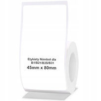 Etykiety samoprzylepne naklejki termiczne Niimbot B1 B21 B3S B31 45x80
