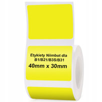 Etykiety samoprzylepne naklejki termiczne Niimbot B21 B1 B3S B31 40x30