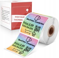 Etykiety samoprzylepne termiczne do Phomemo M110 M120 M200 M220 M221 50x50