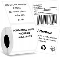 Etykiety samoprzylepne zamiennik do Phomemo M200 M220 M221 60x60