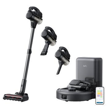Eufy Robot Vacuum 3W1 E20 - Odkurzacz Ręczny Z Drążkiem, Ssanie Do 30 000 Pa, Filtracja Aeroturbo, Unikanie Przeszkód - Inny producent