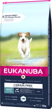 EUKANUBA Adult Small&Medium Grain Free 12kg - Eukanuba