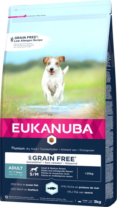 EUKANUBA Adult Small&Medium Grain Free 3kg - Eukanuba | Sklep EMPIK.COM