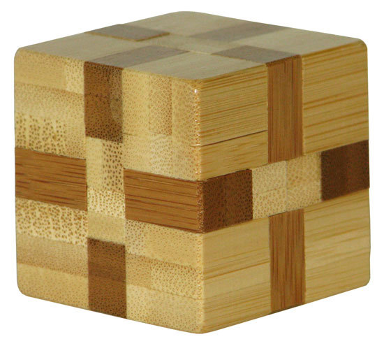 Eureka, 3D Bamboo, łamigłówka Cube, poziom 3/4