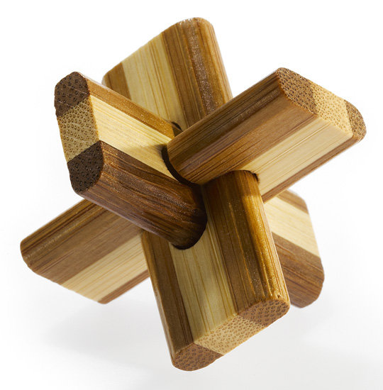 Eureka, 3D Bamboo, łamigłówka Doublecross, poziom 2/4
