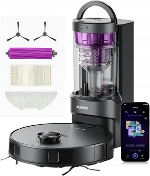 Eureka E20 Plus Robot Odkurzający Myjący Stacja Odsysająca 8000 Pa 300 M2 - Eureka