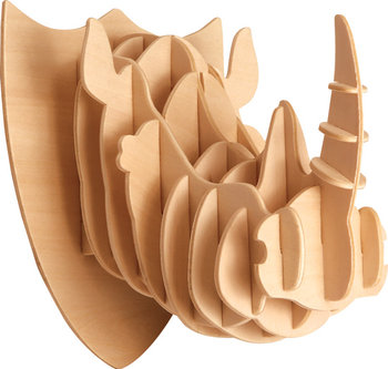Eureka, łamigłówka drewniana Gepetto: Głowa nosorożca (Rinoceros Head) - Eureka 3D