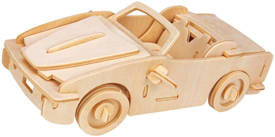 Фото - Розвивальна іграшка Eureka , łamigłówka drewniana Gepetto - Kabriolet 