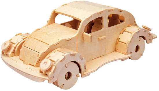 Фото - Розвивальна іграшка Eureka, łamigłówka drewniana Gepetto - Samochód