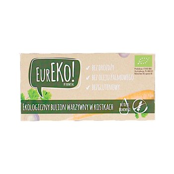 EurEKO, bulion warzywny w kostkach bezglutenowy bio, 100 g - Eko Wital