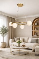 Euro-Lamp Lampa Wisząca RING 4 złoty PRODUCENT