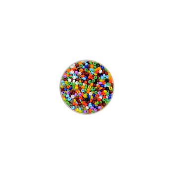 Euroclass, koraliki ozdobne, okrągłe, różnokolorowe, 16 g