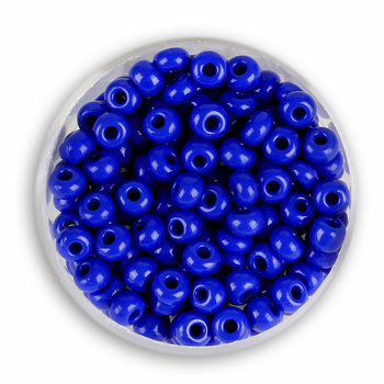 Euroclass, koraliki ozdobne, rokoko, ciemnoniebieskie, 4,5 mm, 17 g