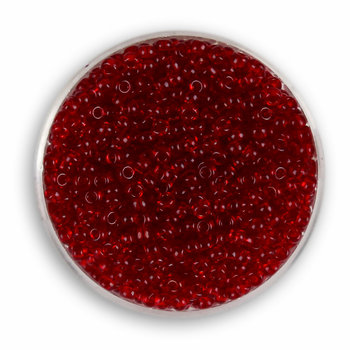 Euroclass, koraliki ozdobne, rokoko, czerwony, 2,6 mm, 17 g